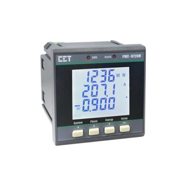 China CET PMC-D726M Three Phase 4 Wire Analog Volt Amp Meter Multifunction Digital Panel Meter Power PMC-D726M for sale