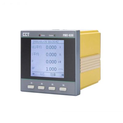 China CET PMC-630S 96*96 Multi-Function LCD Display 2~63THD Three-Phase Harmonics Smart Digital Energy Electricity Meter for sale