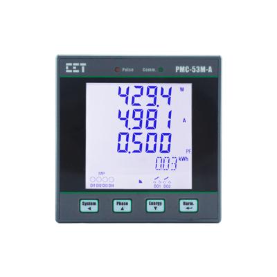 China CET PMC-53M-A 3 Phase Panel Mounted Multifunctional Energy Meter Electric Smart Meter in PMC-53M-A Control System for sale