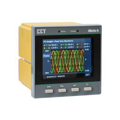 China CET iMeter 6 Class S Compliant 96*96mm LCD Display IMeter 6 Three Phase Advanced Power and Energy Quality Analyzer for sale