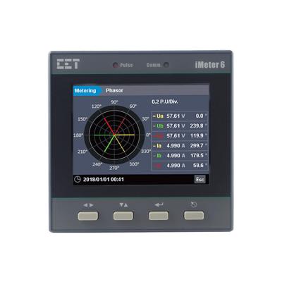 China 96*96mm Class S LCD CET iMeter 6 Advanced Power Quality Analyzer IMeter 6 Panel Mount Compliant Ethernet Port Panel for sale