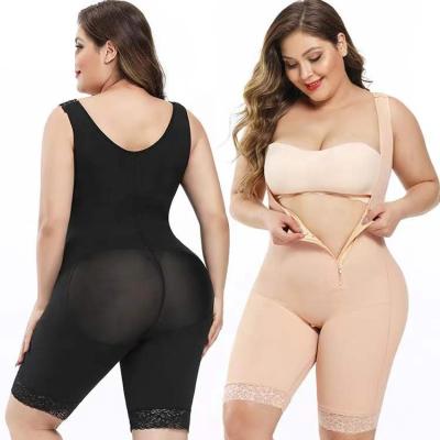 China Antibacterial High Tummy Control Antibacterial High Control Underwear Ladies Full Body Shapewear Waist Shapewear Jumpsuit for sale