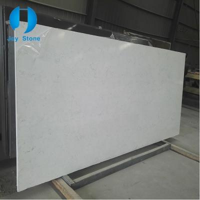 China Fujian Xiamen Modern Polar White Color Quartz Slab Stone for sale