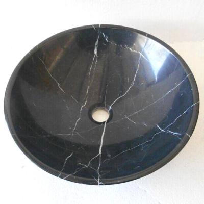 China Shampoo Sinks Round Stone Luxury Marble Sink for sale