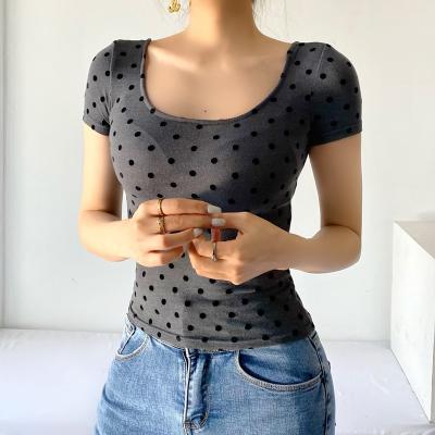 China Breathable short-sleeved T-shirt women's T-shirt women's T-shirts women's pure cotton ladies T-shirt casual and comfortable for sale