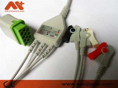 China GE-Gezondheidszorg > Marquette Compatible 3 Loodklem direct-verbinden ECG-Kabel - 2021141-001 Te koop