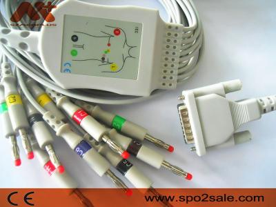 Китай Кабель не отделяемого eCG терпеливый для Electrocardiograph Mindray R12 продается