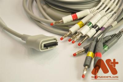 China Edan SE 15-15 EKG Cable,IEC,Banana 4.0 for sale