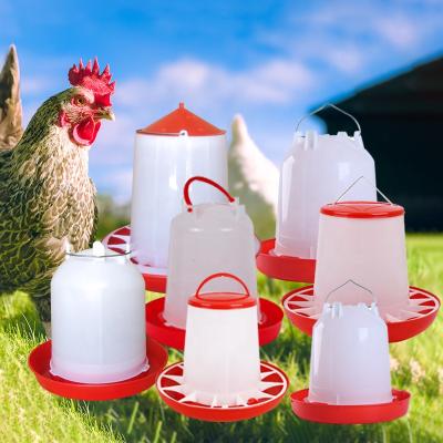 China Plastic Automatic Farms Poultry Feeder Pan Bucket Animal Feeders Water Drinker Farm Equipment Chicken Feeder for sale