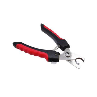 China Factory Price Heating Hog Clamp Tail Cutting Pliers Anemic Red Handle Flange Stainless Cut Anemic Scissors for sale