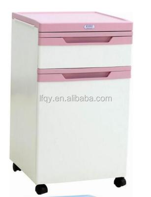 China Modern Attractive ABS Bedside Medical Cabinets With Dining Table Panel for sale