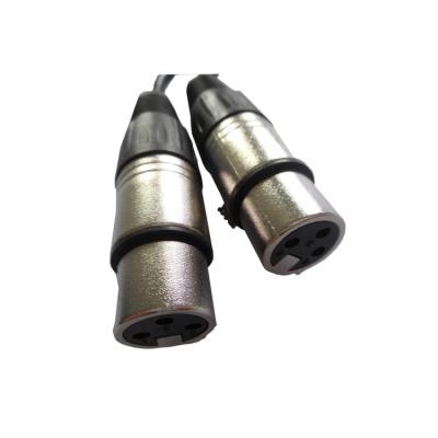 China Mini Xlr To Xlr 3 Pin Connector Microphone Equipment Cable Industry Audio Xlr Cable for sale