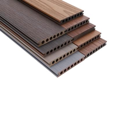 China Modern Exterior Co-extrusion WPC Decking Co-extrude Wood Deck Anti-UV Flooring Covered Wood Plastic Composite Decking Price for sale