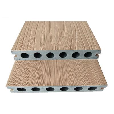 China Modern Deep Embossed 3D WPC Flooring Co-Extruded Co-Extruded Composite Decking for sale