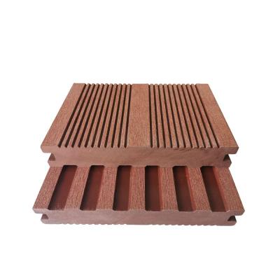 China Modern Outdoor Full Size Solid WPC Decking 150x25mm Waterproof and NO--deformation for sale