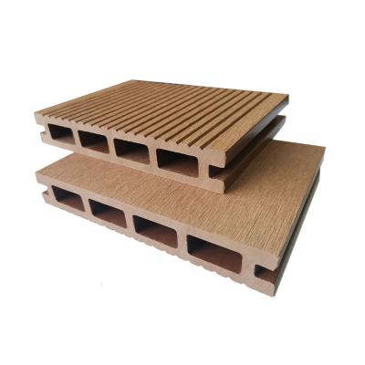 China YECO Exterior Modern Conventional Cavity WPC Decking 140*23mm for sale