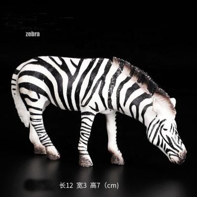 China non-toxic material & Wholesale Good Custom Painting Plastic Animal Toy,Zoo Zebra Plastic Soft Animal Toy Factory for sale