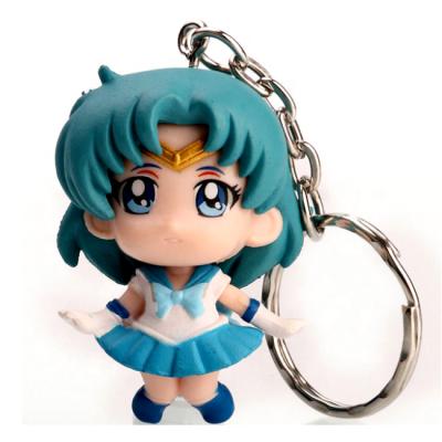 China non-toxic material & Good Custom Anime 3D PVC Painting Key Chain, OEM Cartoon Plastic Keychains Toy, Wholesale Plastic Key Chain 3D Figure Toy for sale