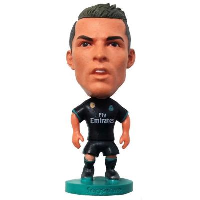 China non-toxic material & Good 3D World Cup Painting Custom Plastic Soccer Player Toy Keychain for sale