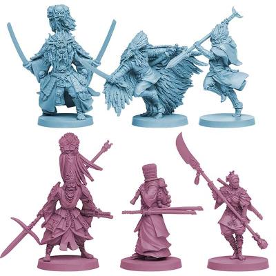 China Good painting& Mini Doll Set Custom Made Eco-friendly Material For Desktop RPG Heroes And Monsters And Dragons Game Plastic Miniature Figure for sale