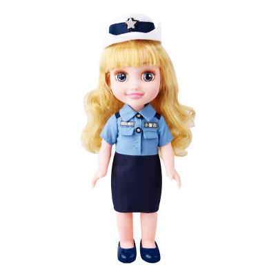 China non-toxic material & Good Painting OEM Design Make Your Own Soft PVC Doll Toy, High Quality Cloth Suit Plastic Vinyl Doll Toy for sale