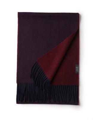 China 100% pure cashmere made of high quality materials double sided warm tassel men and women scarf for sale