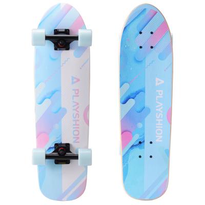 China 28 Inch China Maple Northeast Youth Freestyle Kids Skateboard Aluminum Truck With SHR PU Wheels for sale