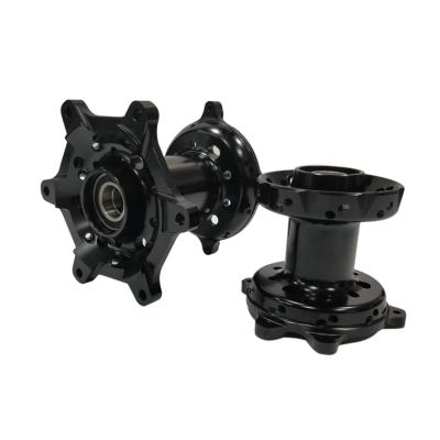 China Black Customized Motorcycle CNC Alloy Hubs with Machining Lathing CNC and OEM Service for sale