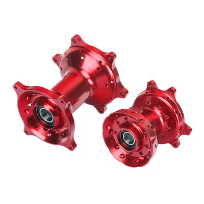 China Aluminum Alloy Motorcycle CNC Front Rear Wheel Hub For CR125R CRF250R 02-07 CRF250R CRF450R CRF450X for sale