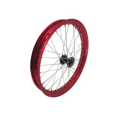 China 16 Inch Red Motorcycle Wheel Rims and Wheel Sets Aluminum Alloy for Optimal Performance for sale