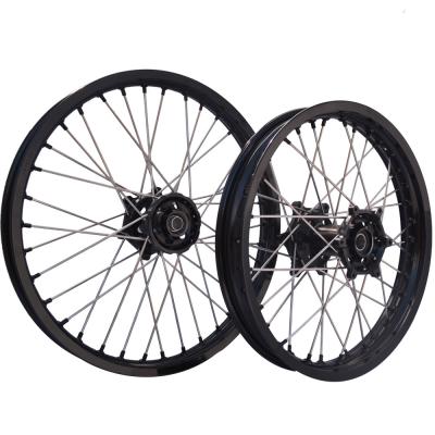 China WM 18 inch 36 spoke motorcycle alloy wheel set for 125/250/300/450/500/525 Top Choice for sale