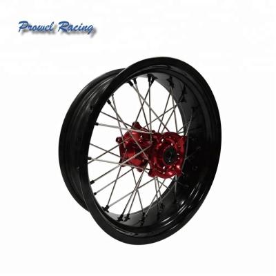 China Aluminum 6061 T6 Motorcycle Motocross Supermoto Alloy Wheel Rim SIZE 5.0x17 for Your for sale