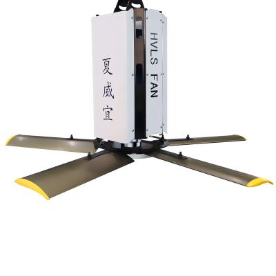 China Environmental friendly hotel guaranteed quality below 40dB large ceiling fan with reducer for logistics and warehousing for sale