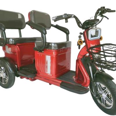 China Powerful Elderly Electric Passenger Cargo Tricycle 3 Wheel Disabled Use Carry Child 3 Person Large Retractable Cargo Box Popular Selling for sale