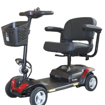 China Unisex Lightweight Folding 4 Wheels Electric Mobility Scooter For Disabled And Elderly for sale