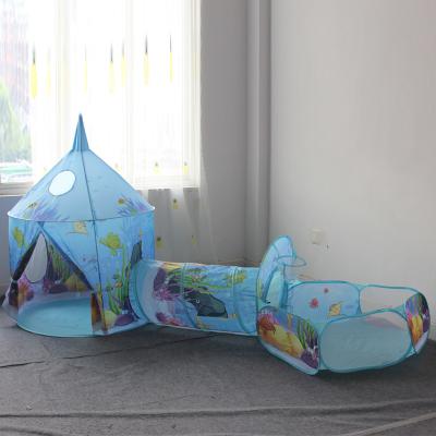 China Sports Toy High Quality Children's Play Tent Indoor and Safe Outdoor Play Tent Ocean Yurt Model Game Tent for sale