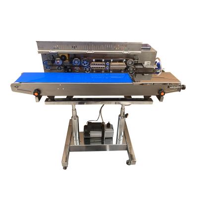 China FRD1000NV/S multi-functional film sealer,Vertical vacuum Nitrogen sealing machine with solid ink printer for sale