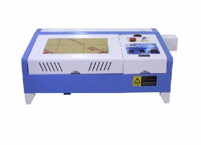 China Desk Type Acrylic Wood Leather Rubber MDF Plywood Mini 3020 Portable 40W CO2 Laser Engraving&Cutting Machine for sale