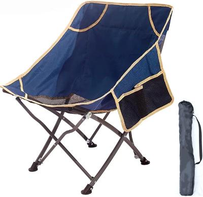 China Portable Lightweight Folding Chair Portable Lightweight Foldable Camp Chairs Moon Outdoor Camping Chair for sale