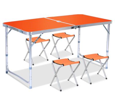 China Folding Table Chair Camping Aluminum Alloy Easy Carry Outdoor Picnic Table Waterproof Folding Table Ultralight Durable Desk For Picnic for sale