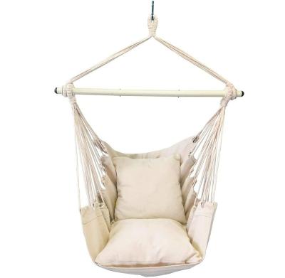 China Lightweight Macrame Rope Hammock Supplier Wholesale Hammock Swing Chair Hanging Chair for sale