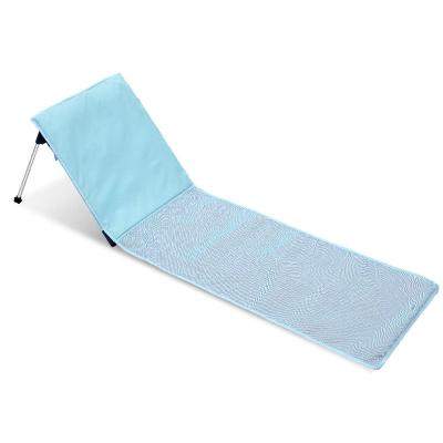 China Custom Outdoor Easy Folding Mat Chair Chair Lounge Chair Folding Lightweight Portable Beach For Beach Travel Summer Vacation Picnic for sale