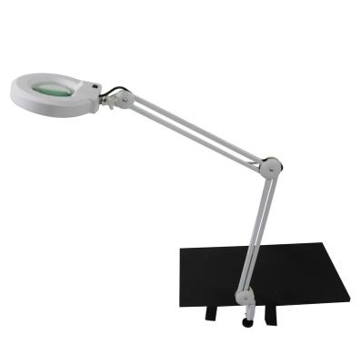 China Damage LED cold light clearance mirror for beauty salon with 8 times magnifier for sale