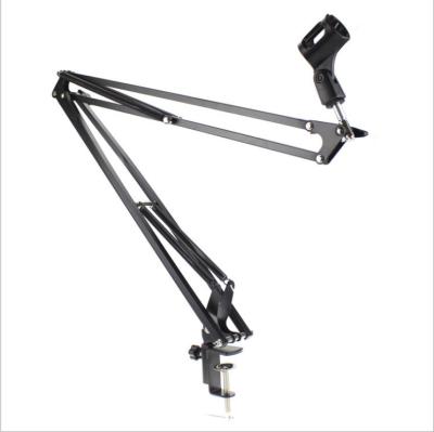 China Flexible Music Brightening Gooseneck Microphone Stand with Desk Clamp for Radio Broadcasting Studio Live Broadcast Equipment for sale