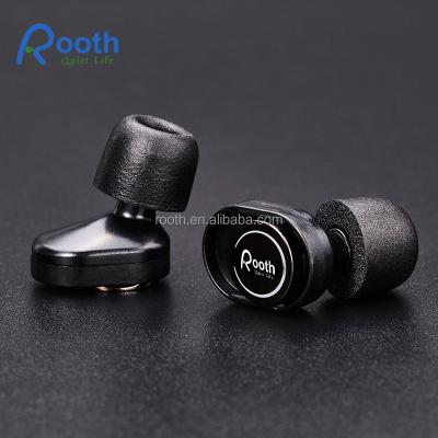 China Waterproof / Dust Proof High Quality OEM Package Slide Earplugs, Hi-Fi Musician Hypoallergenic Reusable Ear Plug With Logo for sale