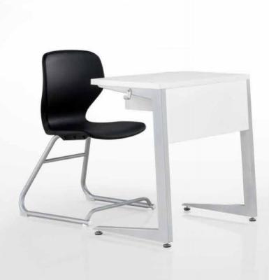 China Plastic Chair Student Furniture School Study Table Chair , Modern Attached School Desks And Chairs for sale