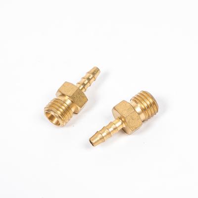 China pneumatic & High Quality Male Code Screw Hydraulic Connection DOT Standard Copper Plug Hose Fitting Head For Truck for sale