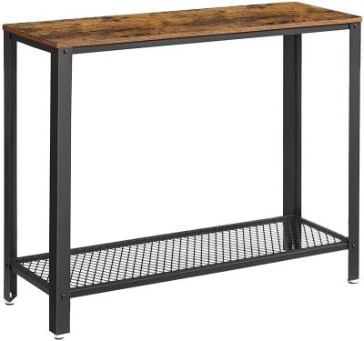 China Modern Easy Assembly, For Entryway, Living Room, Modern Brown Rustic Console Table for sale