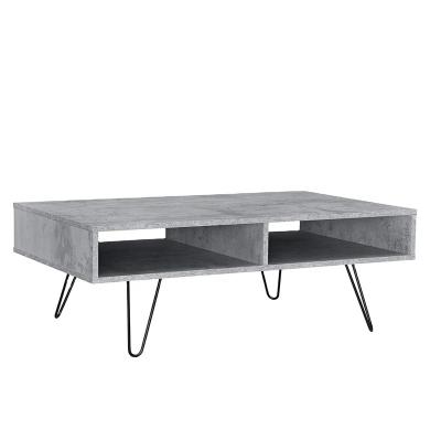 China Modern coffee table with cube 2 in concrete effect for sale