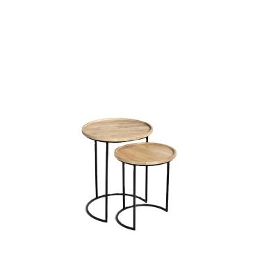 China Modern Cafe Nesting End Tables Set 2 for sale